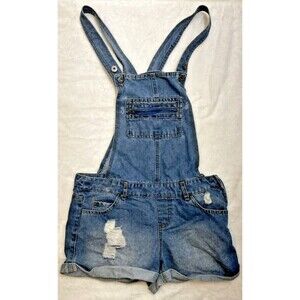 CISONO Denim Shorts Jumper Small 30 x 23 Distressed Short Talls Side Zip